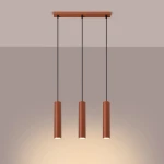 Lagos lampa wisząca 3xGU10 ochra czerwona SL.1491