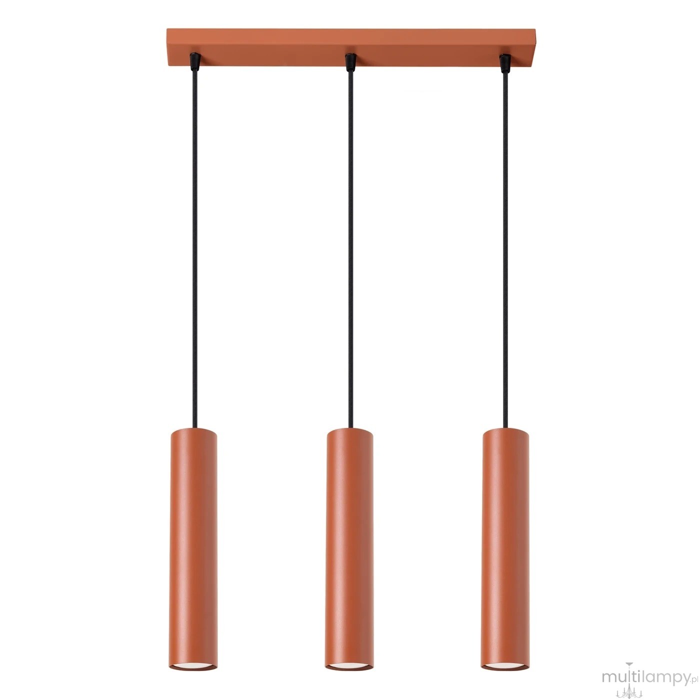 Lagos lampa wisząca 3xGU10 ochra czerwona SL.1491