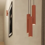 Lagos lampa wisząca 3xGU10 ochra czerwona SL.1492