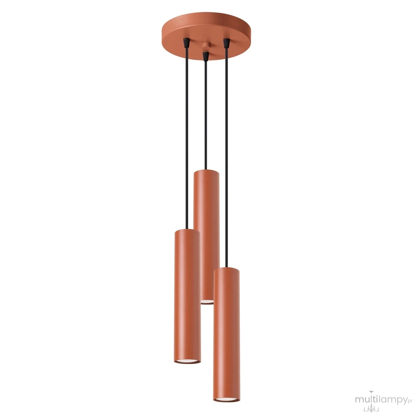Lagos lampa wisząca 3xGU10 ochra czerwona SL.1492