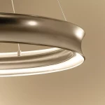 Larousse lampa wisząca LED 74W szampański brąz KL-LAROUSSE-LED-M-CPZ