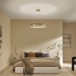 Larousse lampa wisząca LED 74W szampański brąz KL-LAROUSSE-LED-M-CPZ