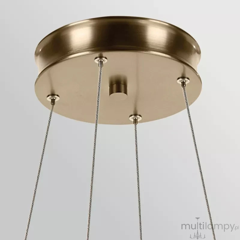 Larousse lampa wisząca LED 74W szampański brąz KL-LAROUSSE-LED-M-CPZ