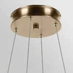 Larousse lampa wisząca LED 74W szampański brąz KL-LAROUSSE-LED-M-CPZ