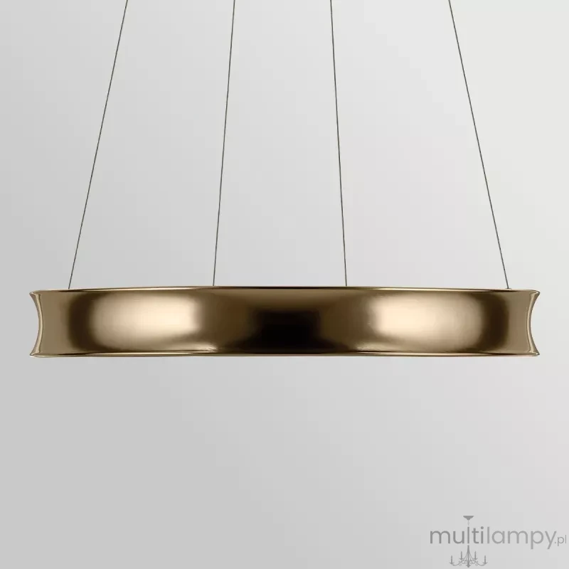 Larousse lampa wisząca LED 74W szampański brąz KL-LAROUSSE-LED-M-CPZ