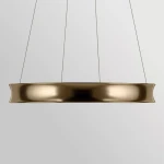 Larousse lampa wisząca LED 74W szampański brąz KL-LAROUSSE-LED-M-CPZ