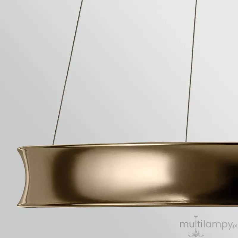 Larousse lampa wisząca LED 74W szampański brąz KL-LAROUSSE-LED-M-CPZ