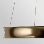 Larousse lampa wisząca LED 74W szampański brąz KL-LAROUSSE-LED-M-CPZ