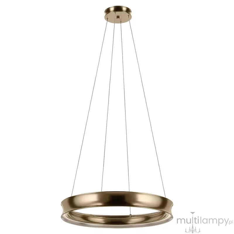 Larousse lampa wisząca LED 74W szampański brąz KL-LAROUSSE-LED-M-CPZ