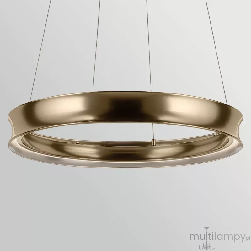 Larousse lampa wisząca LED 74W szampański brąz KL-LAROUSSE-LED-M-CPZ