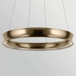 Larousse lampa wisząca LED 74W szampański brąz KL-LAROUSSE-LED-M-CPZ