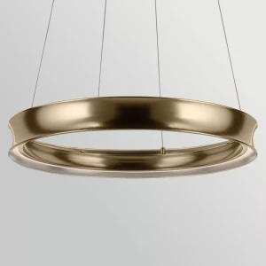 Larousse lampa wisząca LED 74W szampański brąz KL-LAROUSSE-LED-M-CPZ