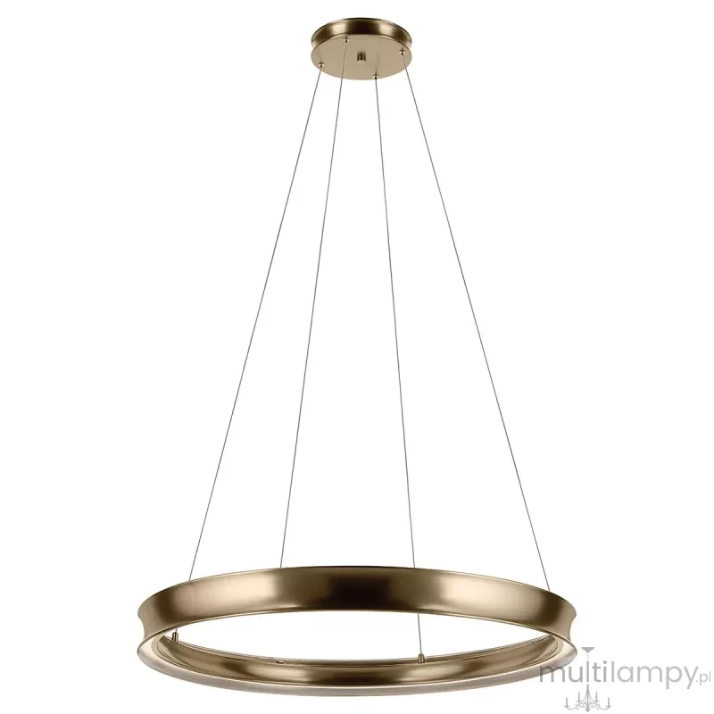 Larousse XL lampa wisząca LED 110W szampański brąz KL-LAROUSSE-LED-L-CPZ