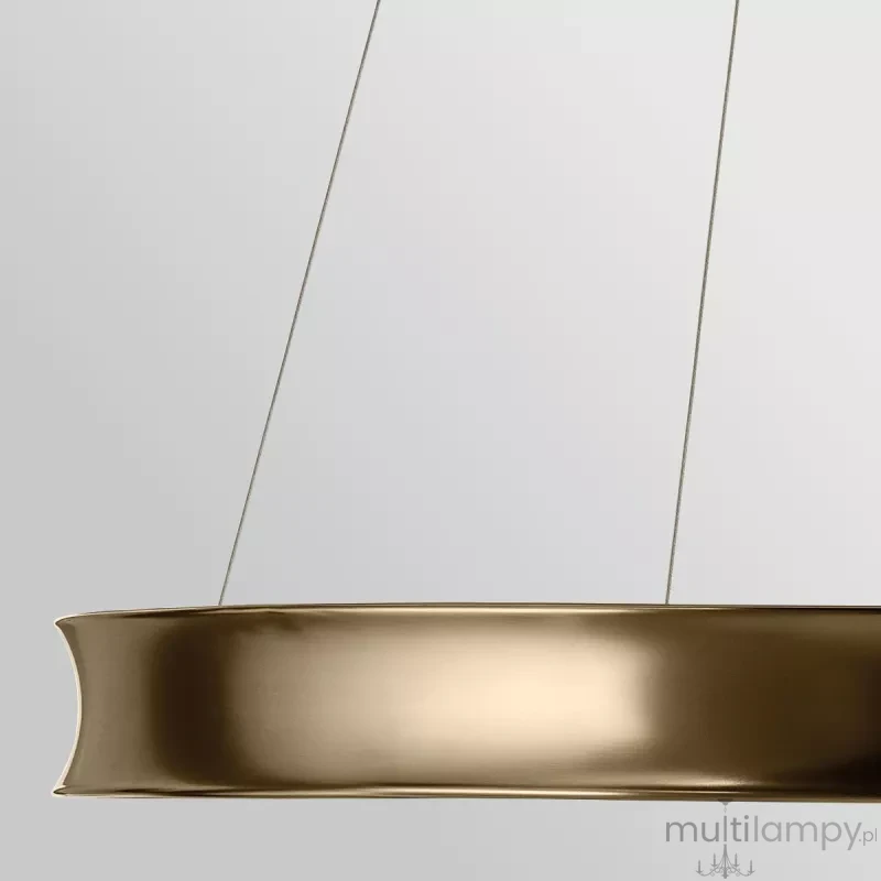 Larousse XL lampa wisząca LED 110W szampański brąz KL-LAROUSSE-LED-L-CPZ