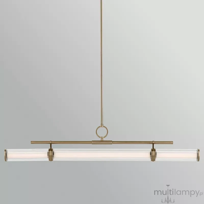 Riven lampa wisząca LED 48W szampański brąz KL-RIVEN-LED-LP-122-CPZ