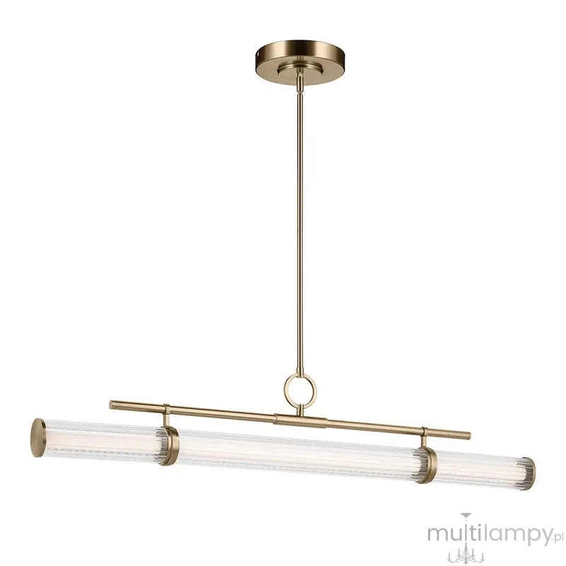 Riven lampa wisząca LED 48W szampański brąz KL-RIVEN-LED-LP-122-CPZ
