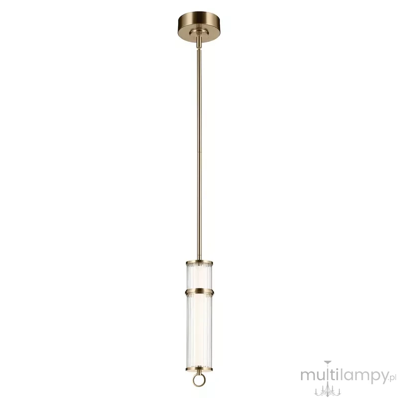 Riven S lampa wisząca LED 15W szampański brąz KL-RIVEN-LED-MP-CPZ