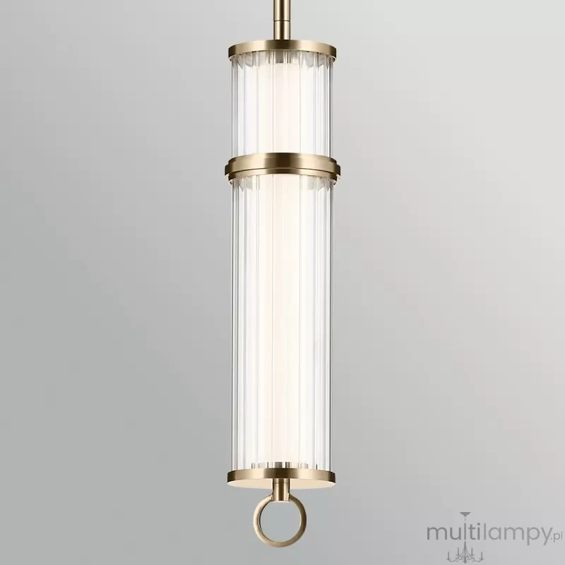 Riven S lampa wisząca LED 15W szampański brąz KL-RIVEN-LED-MP-CPZ