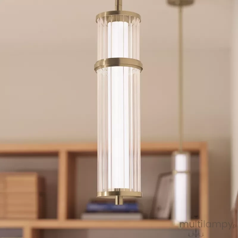 Riven S lampa wisząca LED 15W szampański brąz KL-RIVEN-LED-MP-CPZ