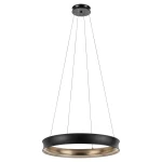 Larousse lampa wisząca LED 74W czarny mosiądz KL-LAROUSSE-LED-M-BKB