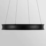 Larousse lampa wisząca LED 74W czarny mosiądz KL-LAROUSSE-LED-M-BKB