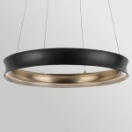 Larousse lampa wisząca LED 74W czarny mosiądz KL-LAROUSSE-LED-M-BKB