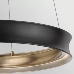 Larousse lampa wisząca LED 74W czarny mosiądz KL-LAROUSSE-LED-M-BKB