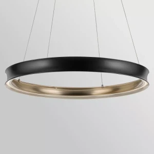 Larousse XL lampa wisząca LED 110W czarny mosiądz KL-LAROUSSE-LED-L-BKB