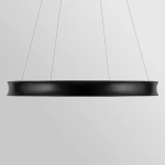 Larousse XL lampa wisząca LED 74W czarny mosiądz KL-LAROUSSE-LED-L-BKB