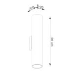 Lagos H30 lampa sufitowa GU10 złota SL.1202