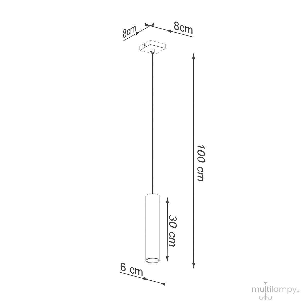 Lagos lampa wisząca GU10 złota SL.1200
