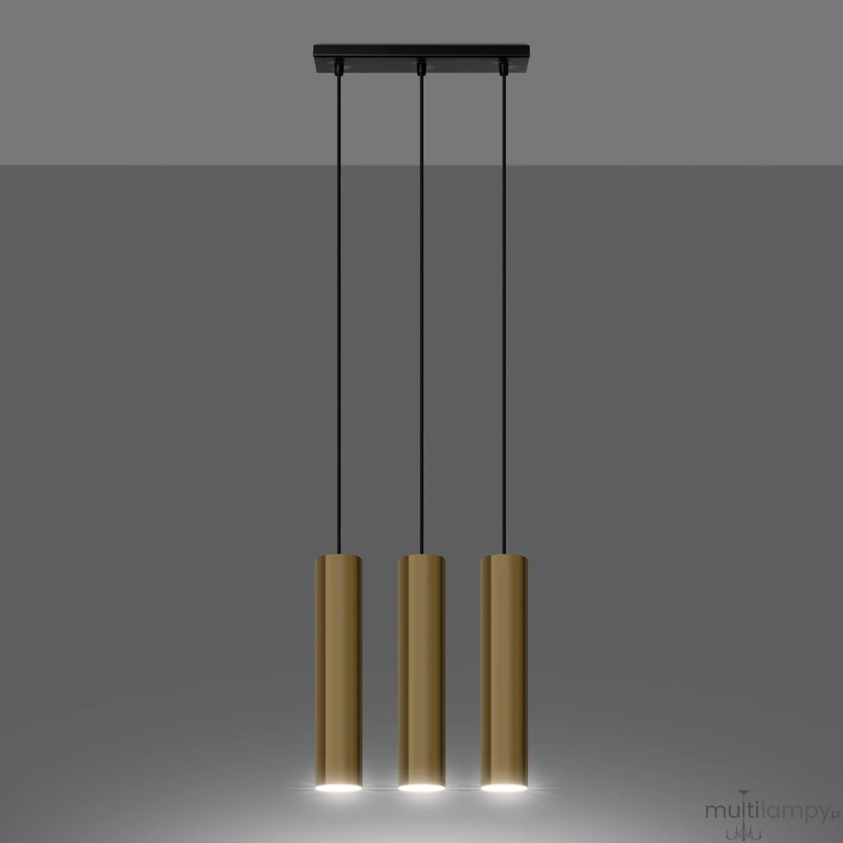 Lagos lampa wisząca 3xGU10 złota SL.1201
