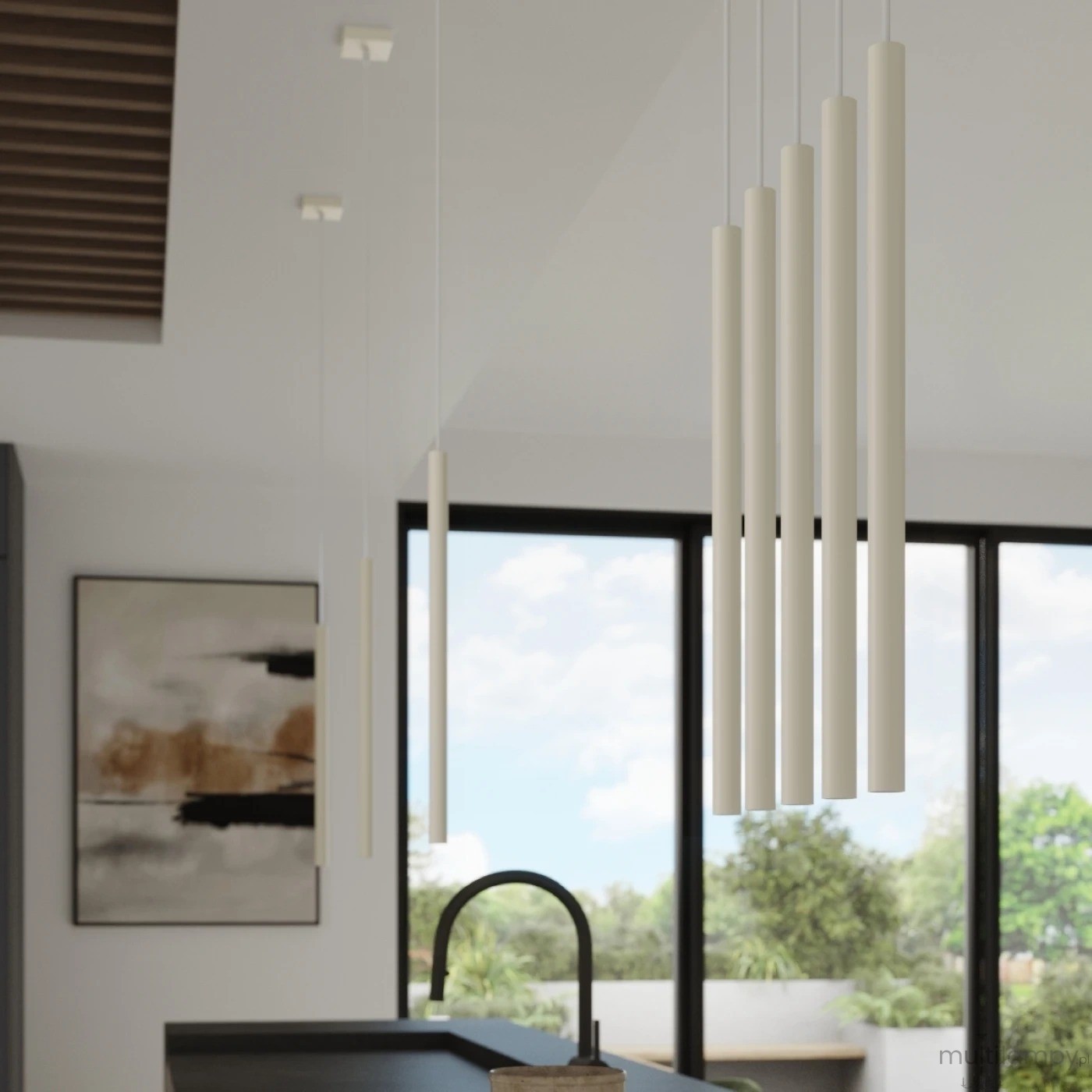 Pastelo lampa wisząca G9 beżowa SL.1512
