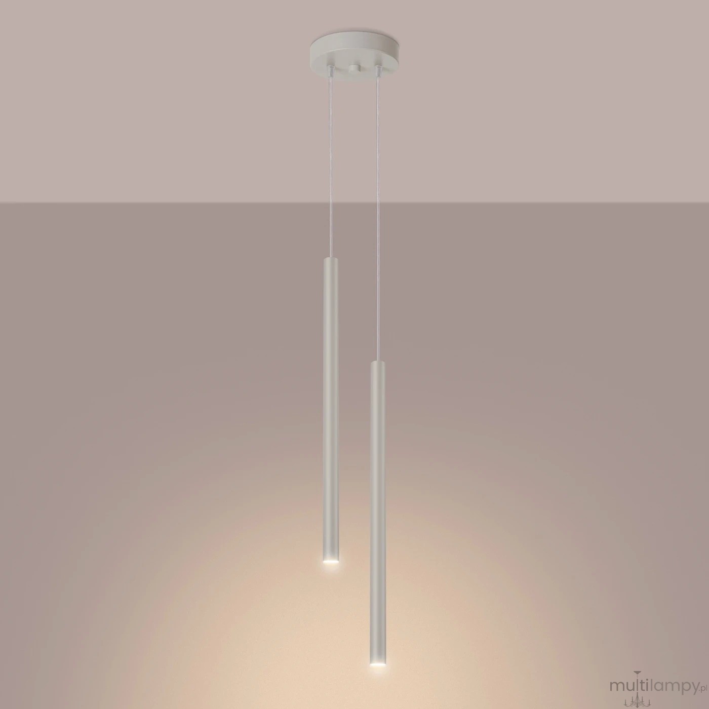 Pastelo lampa wisząca 2xG9 beżowa SL.1513
