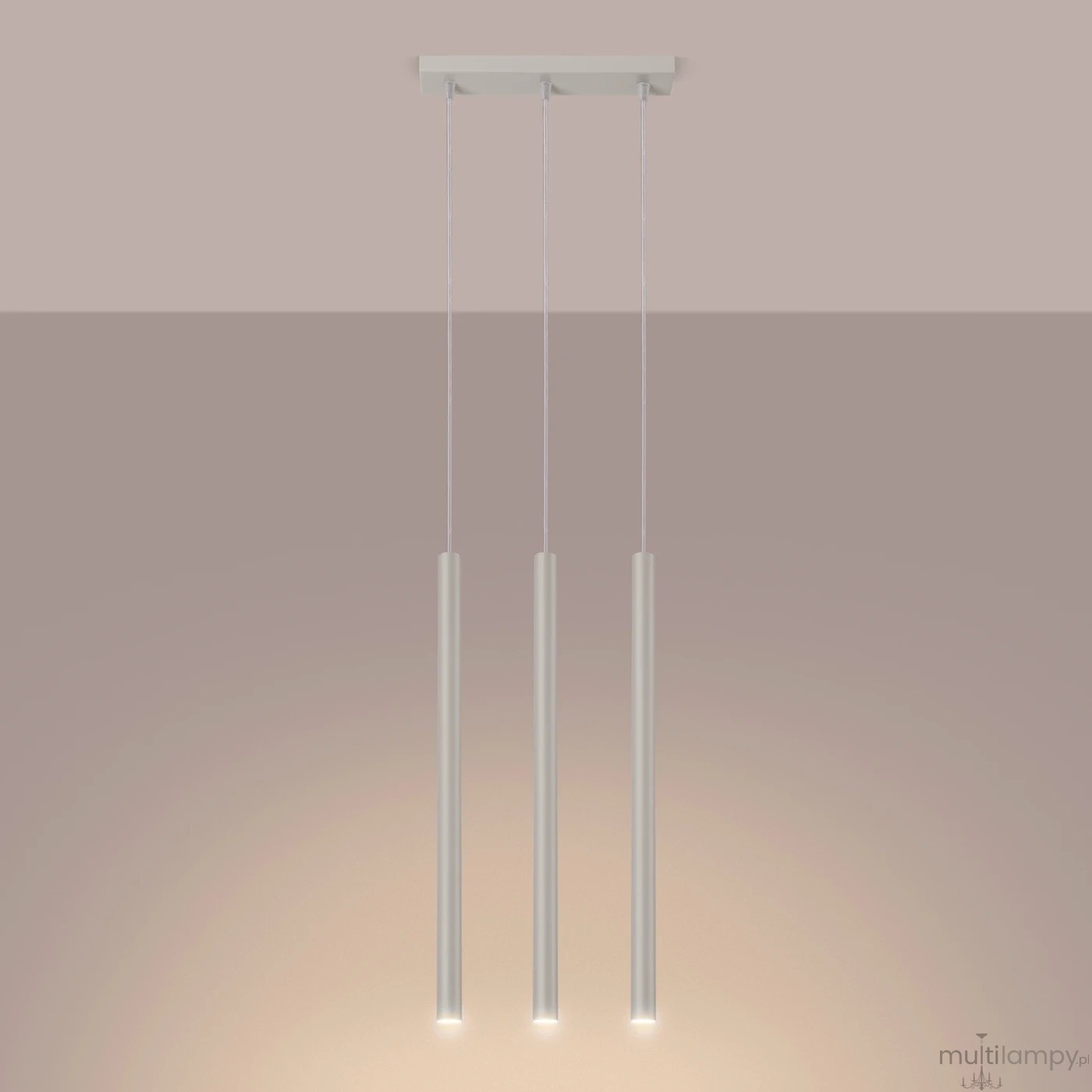 Pastelo lampa wisząca 3xG9 beżowa SL.1514