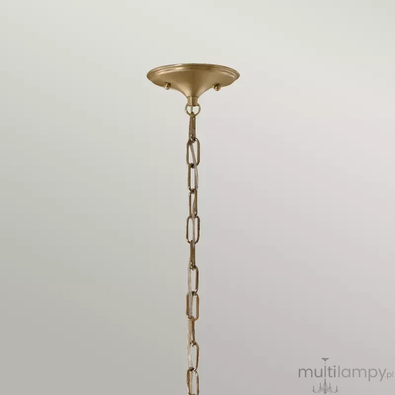 Delarosa lampa wisząca 1xE27 szampański brąz KL-DELAROSA-P-WH