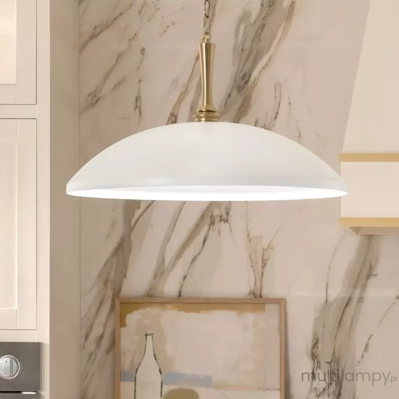 Delarosa lampa wisząca 1xE27 szampański brąz KL-DELAROSA-P-WH
