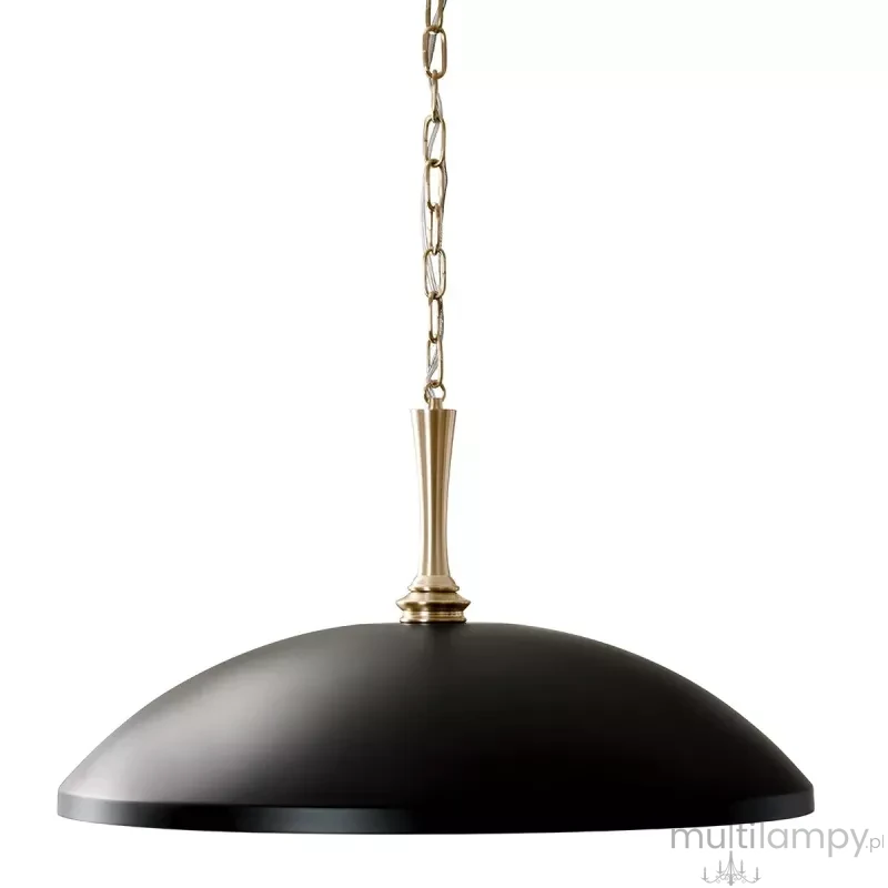 Delarosa lampa wisząca 1xE27 czarny szampański brąz KL-DELAROSA-P-BK