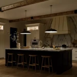 Delarosa lampa wisząca 1xE27 czarny szampański brąz KL-DELAROSA-P-BK