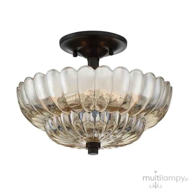 Whitecap lampa sufitowa 3xE14 brązowa QZ-WHITECAP-SF-S