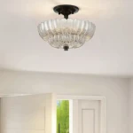 Whitecap lampa sufitowa 3xE14 brązowa QZ-WHITECAP-SF-S