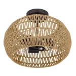 Casablanca lampa sufitowa 3xE27 brąz QZ-CASABLANCA-3SF-PBZ