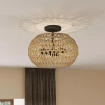 Casablanca lampa sufitowa 3xE27 brąz QZ-CASABLANCA-3SF-PBZ