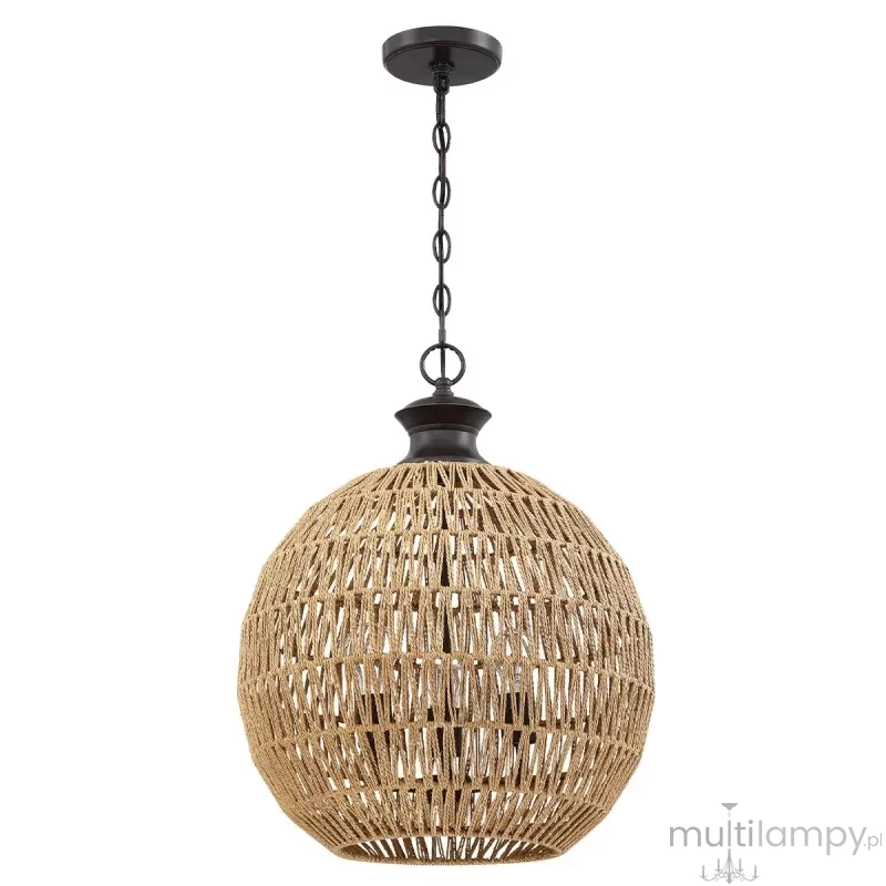 Casablanca lampa wisząca 3xE27 brąz QZ-CASABLANCA-3P-PBZ