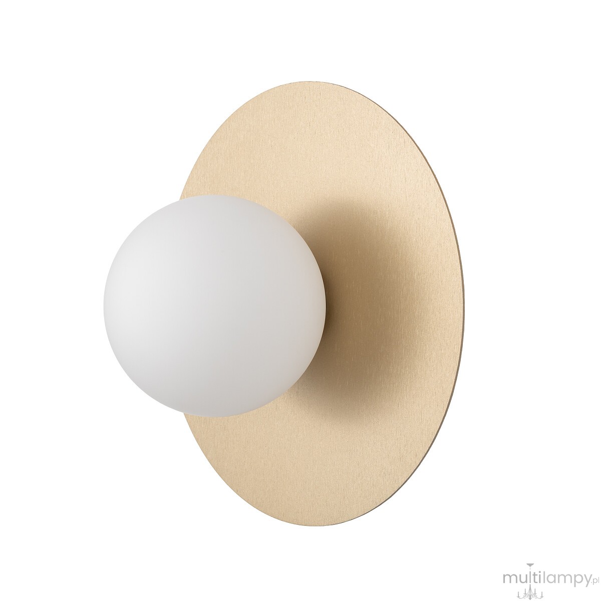 Saturn M kinkiet 1xG9 złoty szczotkowany 12604