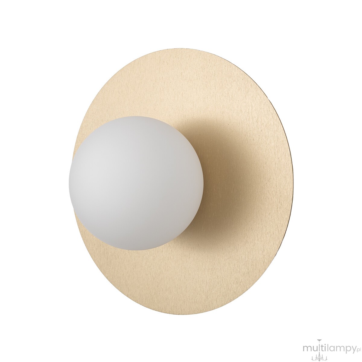 Saturn M kinkiet 1xG9 złoty szczotkowany 12604