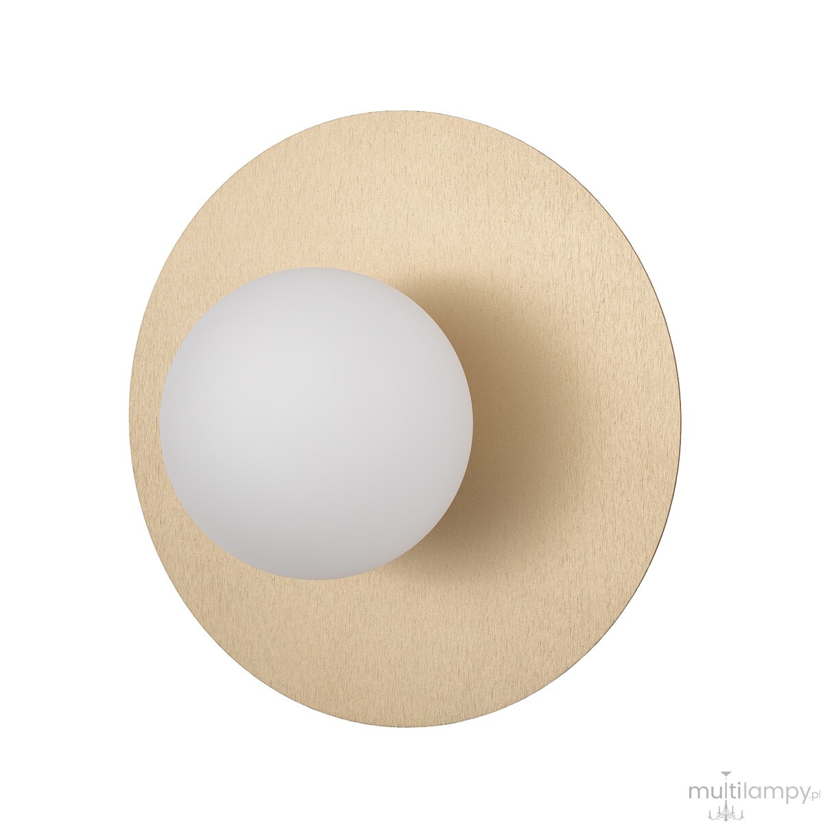 Saturn M kinkiet 1xG9 złoty szczotkowany 12604