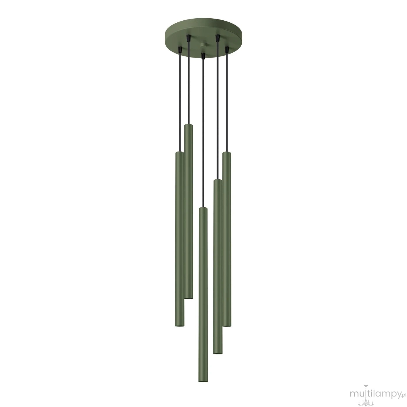 Pastelo lampa wisząca 5xG9 zielona oliwka SL.1522