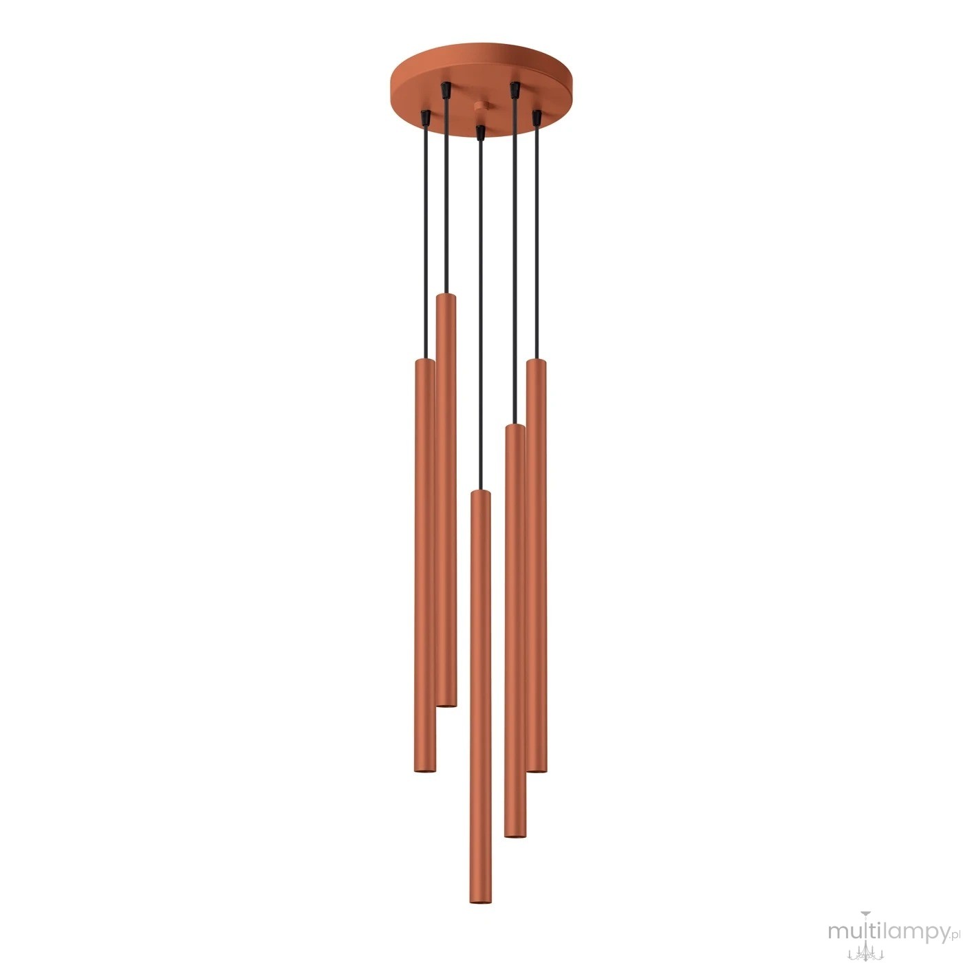 Pastelo lampa wisząca 5xG9 ochra czerwona SL.1528