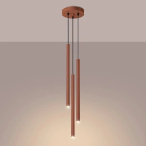 Pastelo lampa wisząca 3xG9 ochra czerwona SL.1527